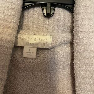 Barefoot Dreams open front cardigan beige size Large